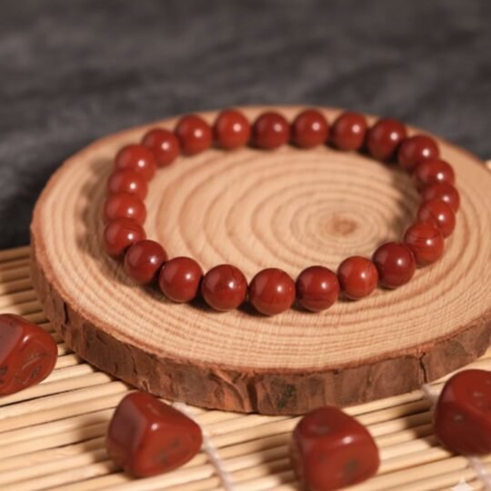 Red Jasper Bracelet – for Strength, Stability & Stress